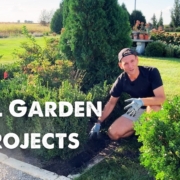 Kaleb Wyse in his garden